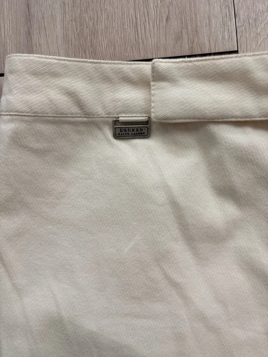 Ralph Lauren Cotton Cream Women’s Pants Size 10 - Picture 7 of 8
